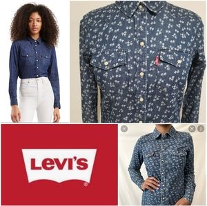 Levi's Denim Flower Shirt